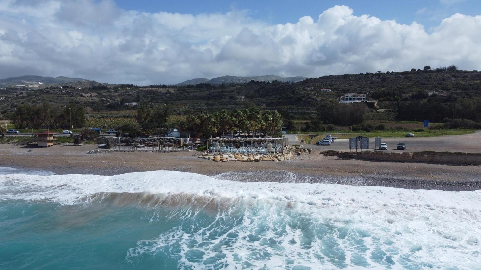Eden Blue-Horizon 1B, Paphos, Sea View, Pool Apartman Konia Kültér fotó