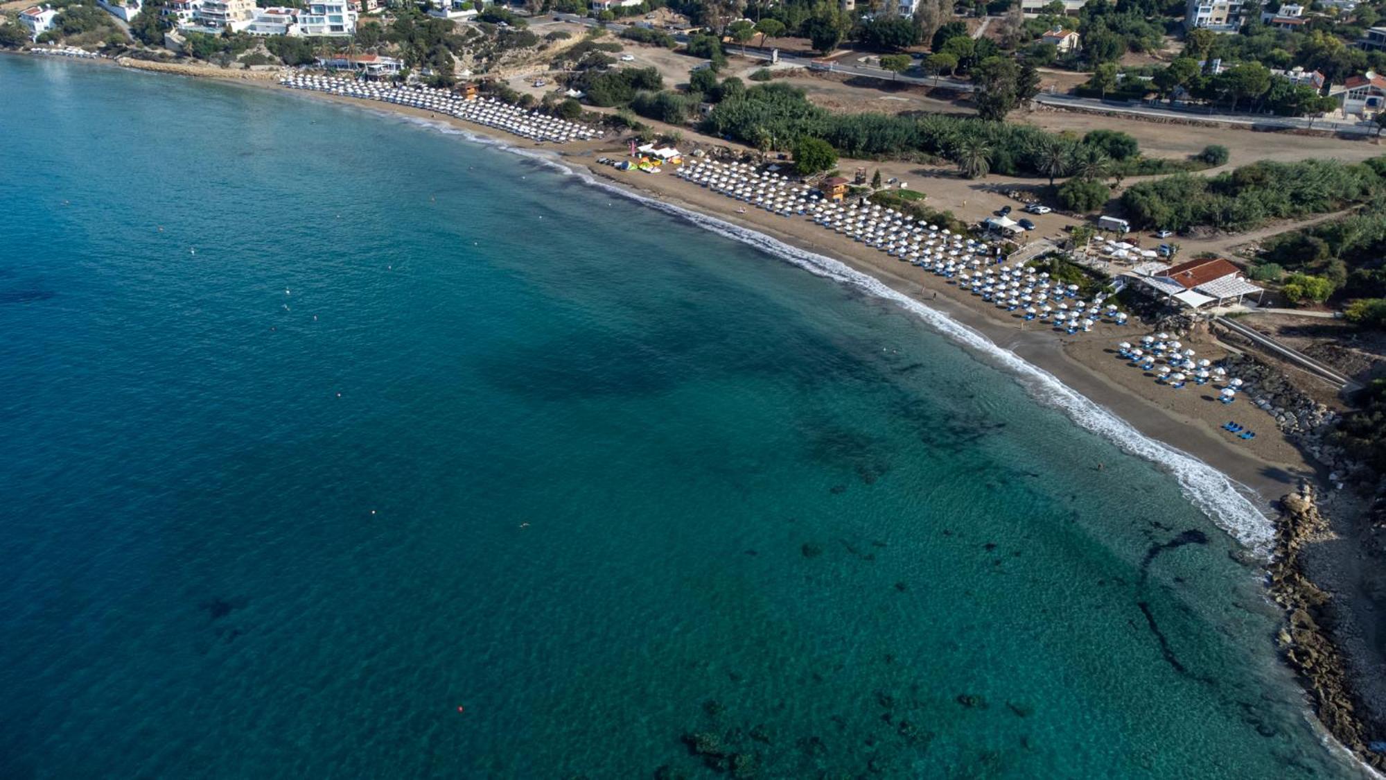 Eden Blue-Horizon 1B, Paphos, Sea View, Pool Apartman Konia Kültér fotó